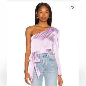 More to come- Scottie one shoulder top- lavender- Medium